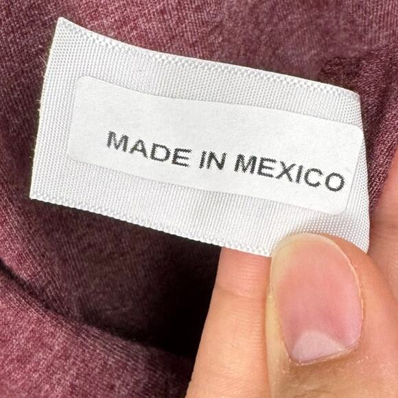 Kinetix Casual Luxury Wine Red Long Sleeve Pullover Hoodie Tee Size Medium - Picture 7 of 9